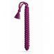 Handwoven Jute BDSM Paddle, burgundy