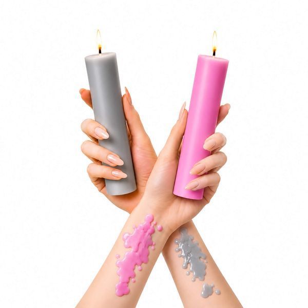 Свічка для Wax Play низькотемпературна, світло рожева 207100 фото