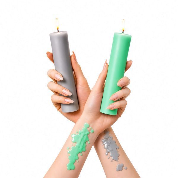 Свічка для Wax Play низькотемпературна, світло зелена 206100 фото