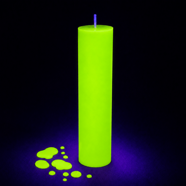 Неонова салатова свічка для Wax Play з UV-ефектом 206200 фото