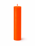 Neon Orange UV-Reactive Wax Play Candle