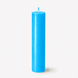 Neon Blue Wax Play Candle with UV Effect