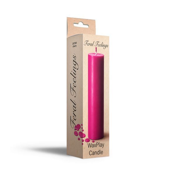 Candle for Wax Play classic, burgundy